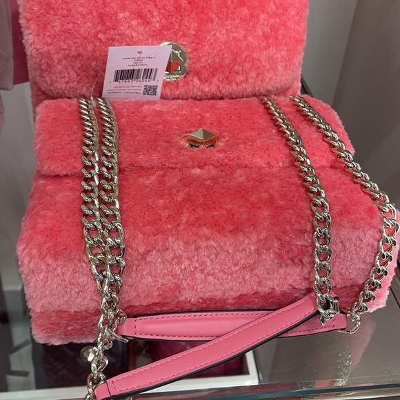 Kate Spade Natalia Foux Fur small flap crossbody - Picture 7 of 16